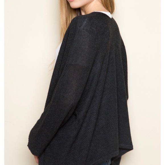 Brandy Melville Sweaters - Brandy Melville Open Front Cardigan Sweater Gray